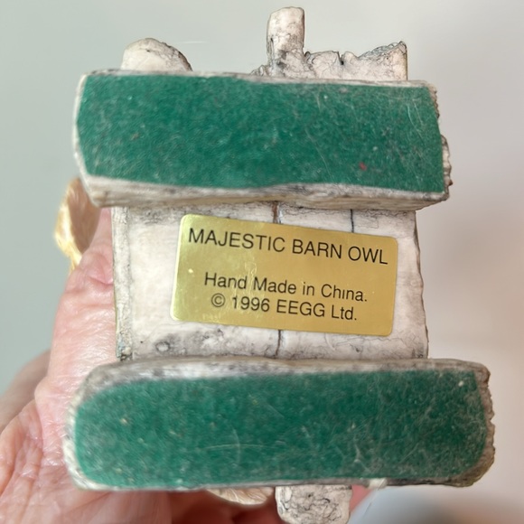 Majestic Barn Owl & A Mother's Pride Russell Willis Nesting Instincts Sculpture - Picture 5 of 10